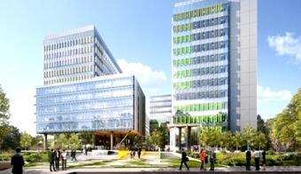 Skanska to complete in the end of the month the first building within Green Court, where 1,500 Orange employees will work