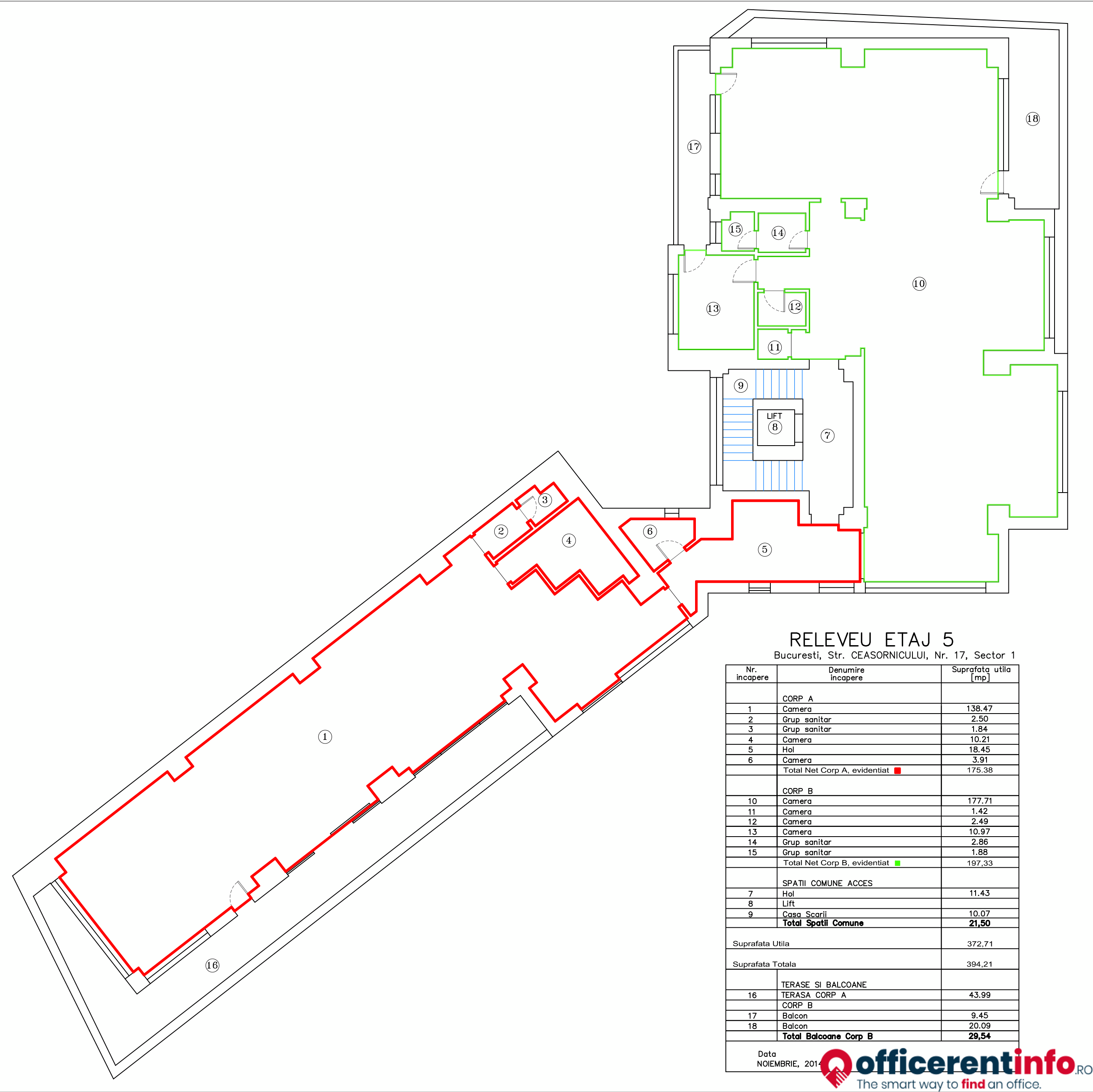 Office For Rent In Ceasornicului 17 014111 Bucharest Str Ceasornicului 17