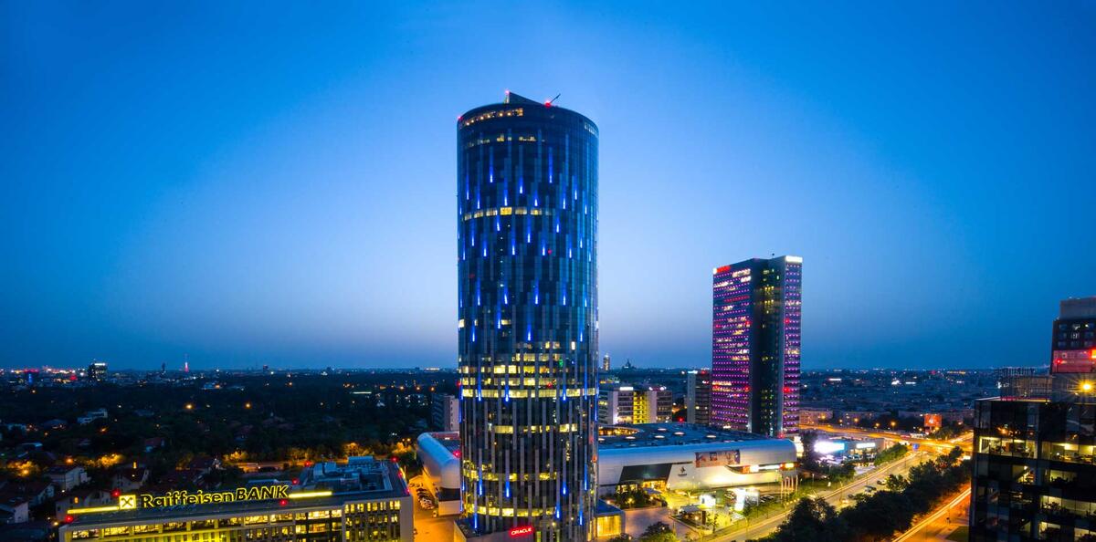 SkyTower Bucharest: Redefining Premium Office Spaces with Seven-Figure Modernization
