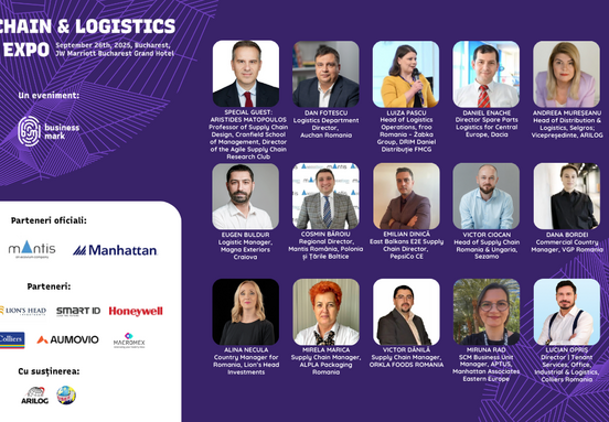 Supply Chain & Logistics Forum & Expo – September 26, 2025: 18 experts gather in Bucharest to explore major transformations in the local and international landscape